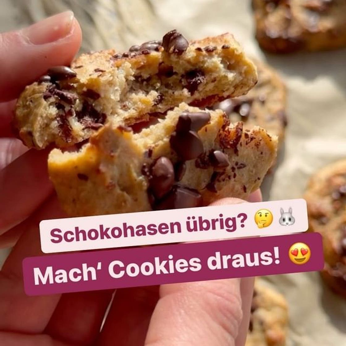 Kichererbsen-Schokoladen Cookies