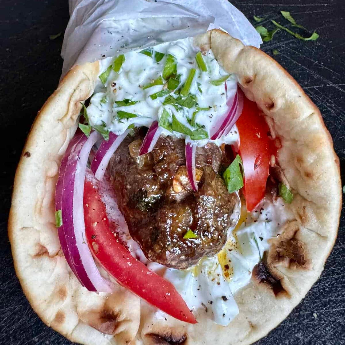 Easy Kofta Wraps