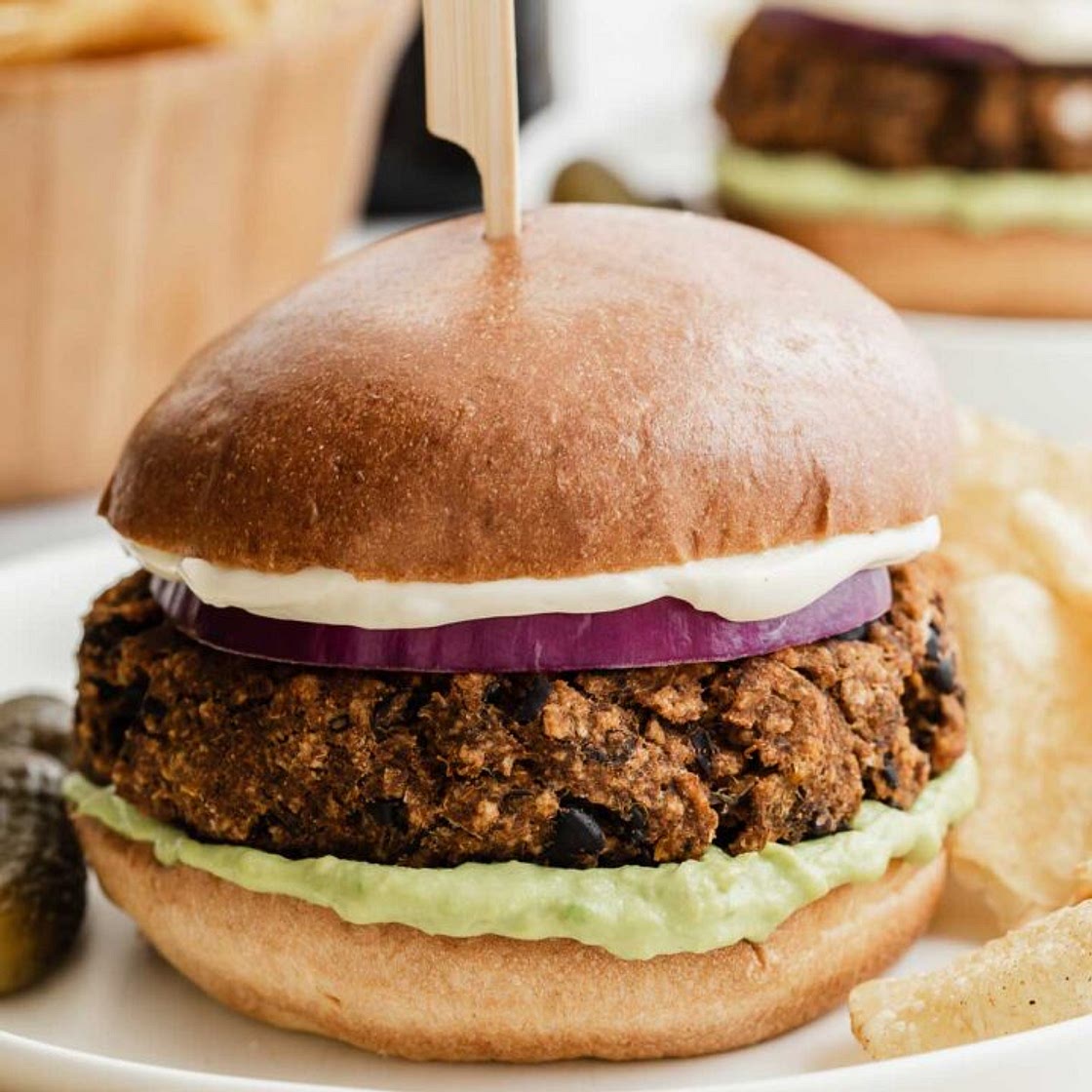 Sweet Potato Black Bean Burgers