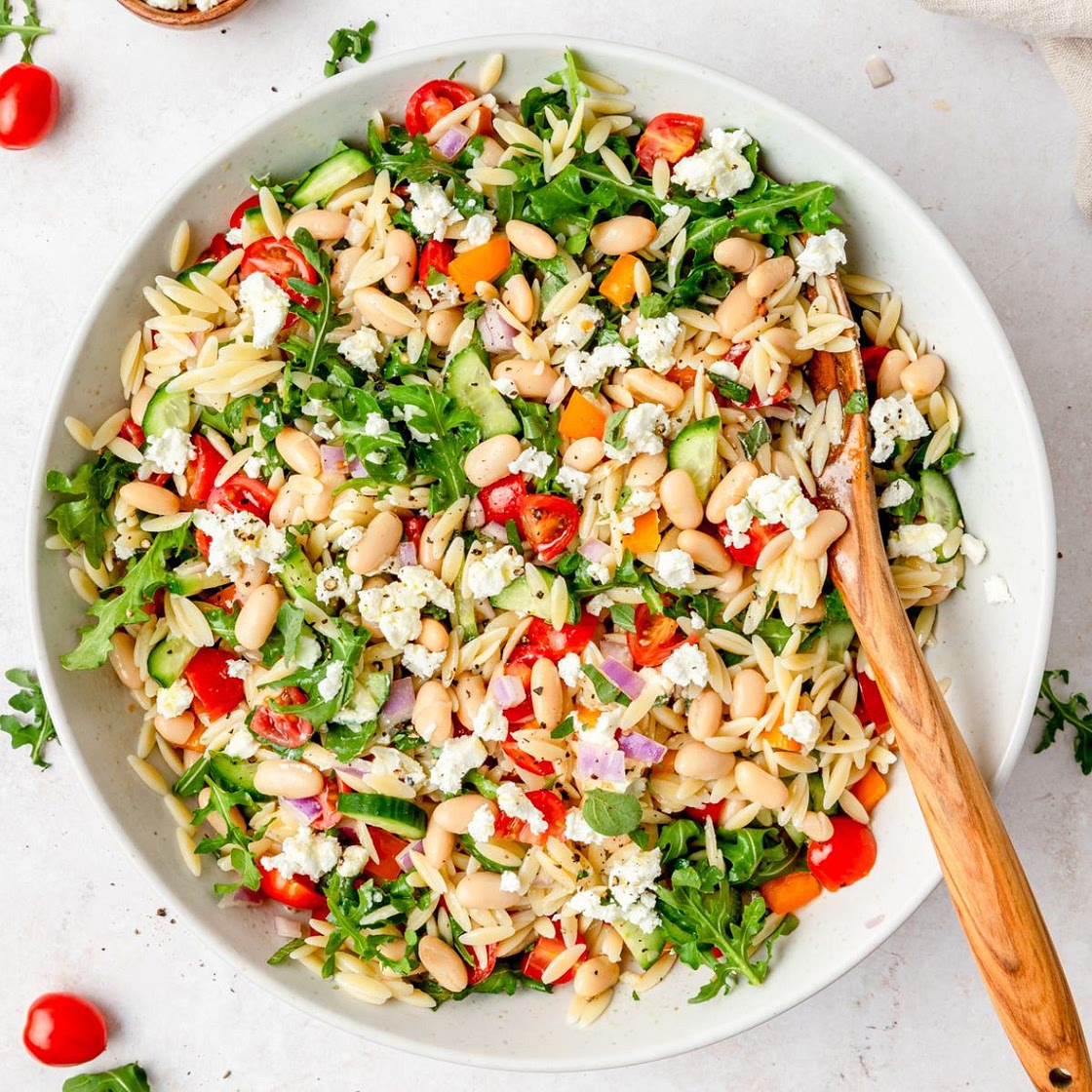 Orzo White Bean Salad