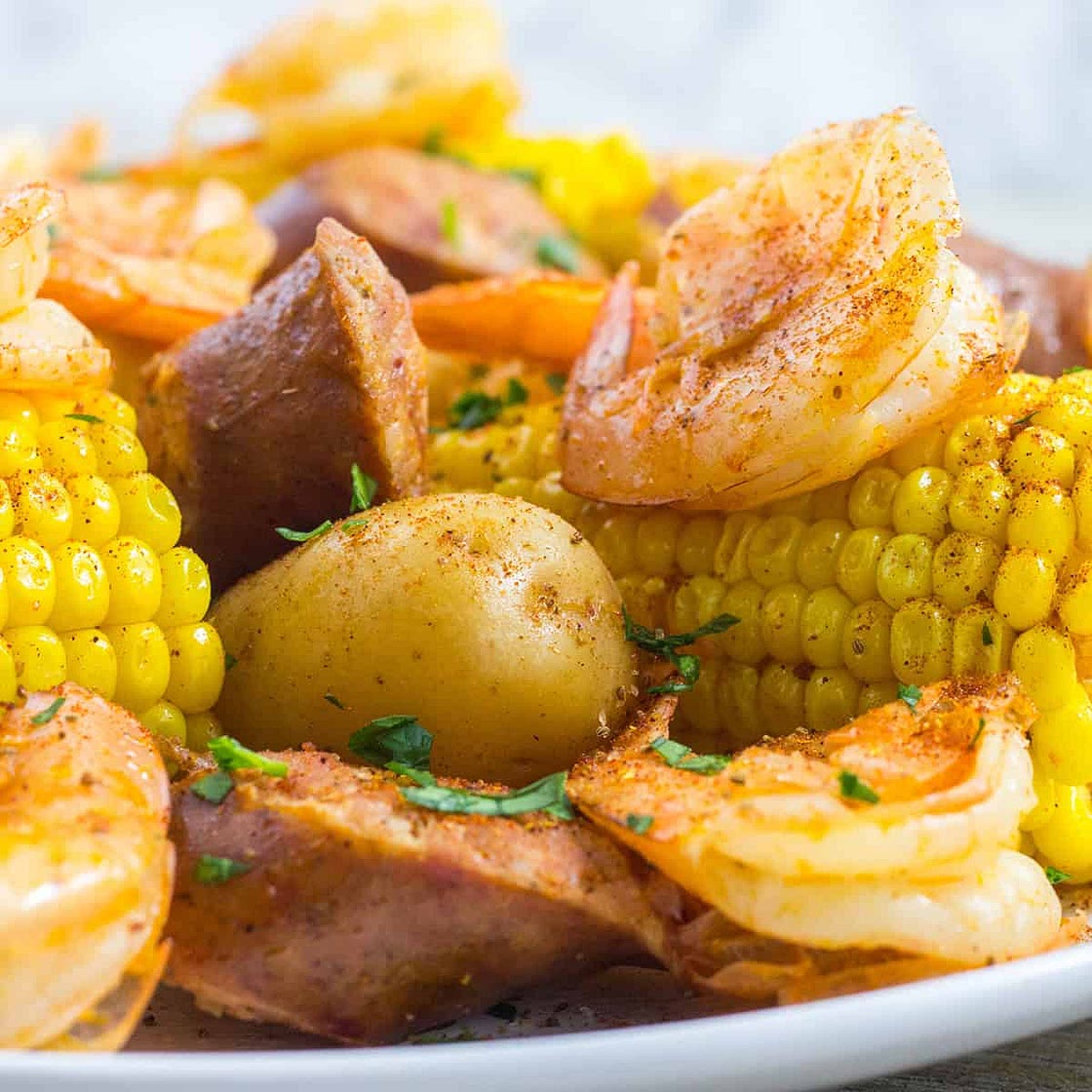 Instant Pot Shrimp Boil with BBQ Shrimp Rub