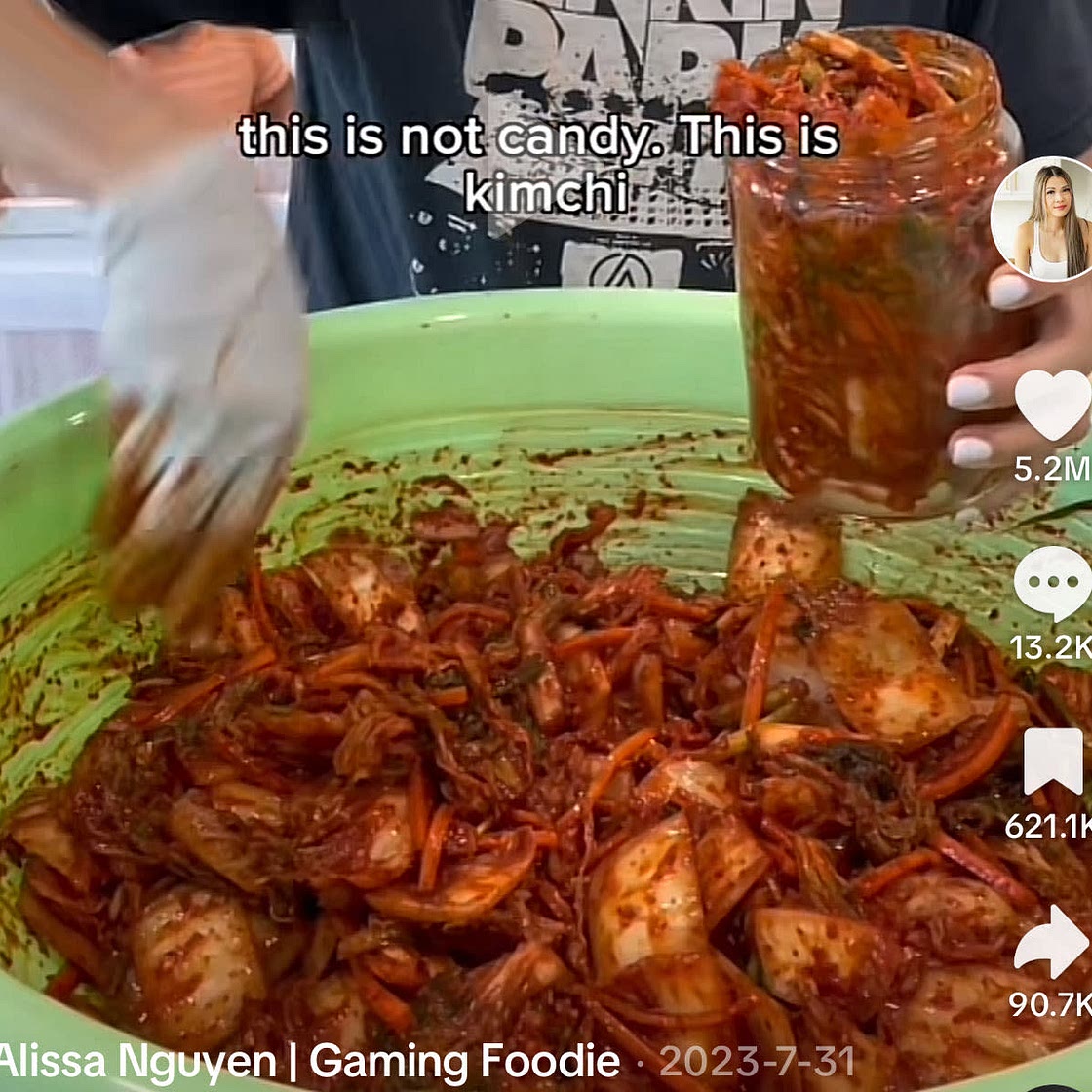 Gaming foodie’s fresh kimchi