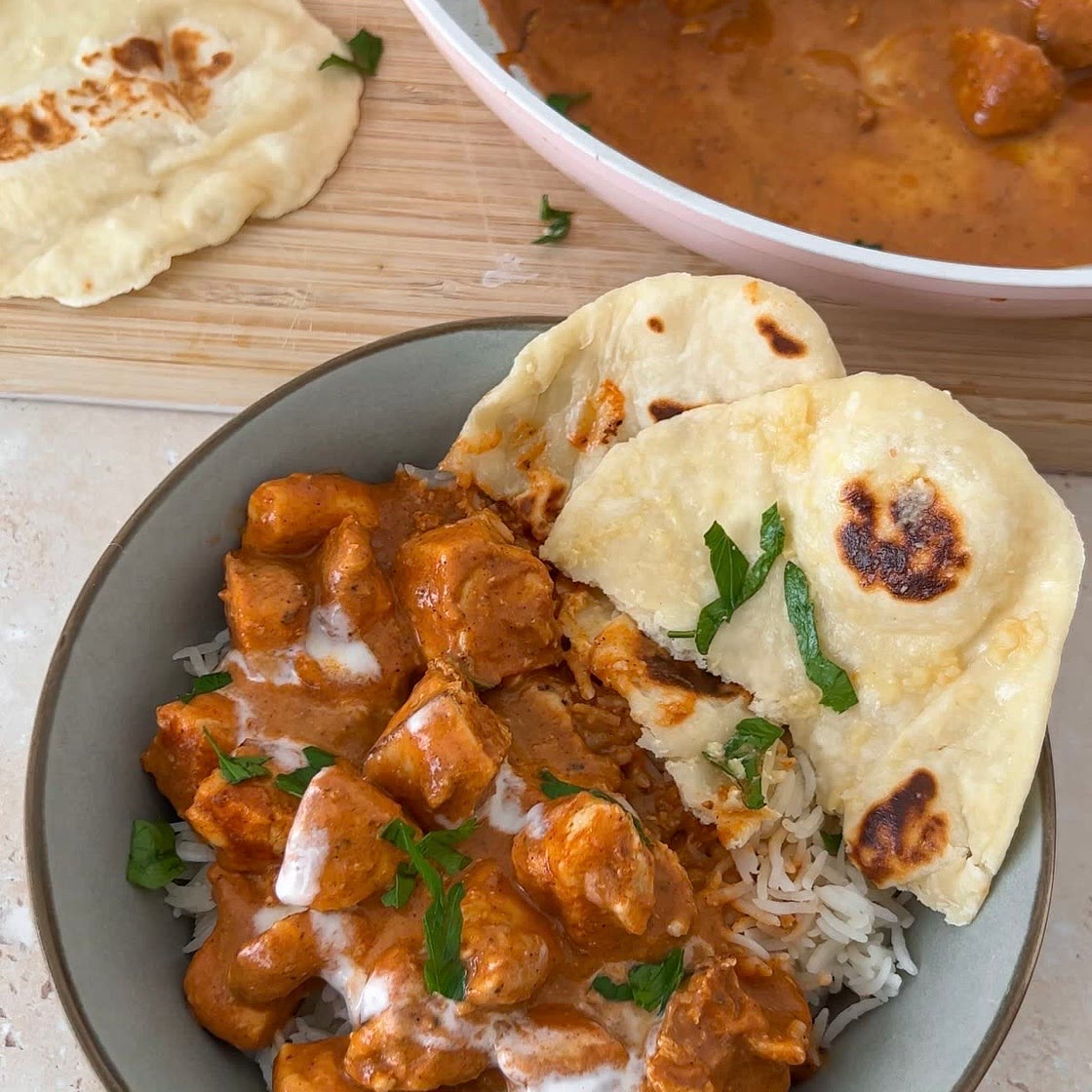 Healthier butter chicken curry 