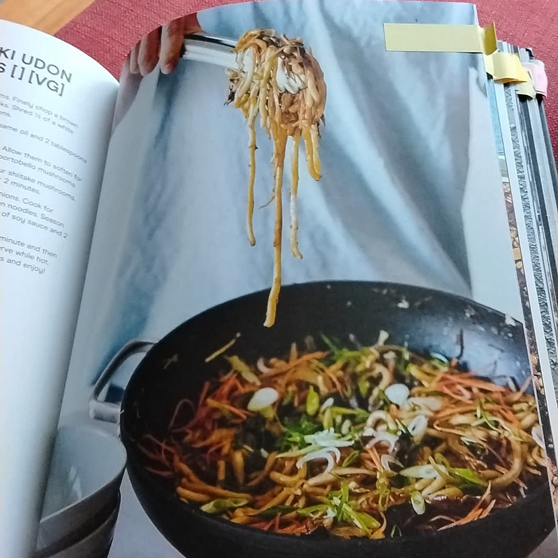 Yasai yaki Udon noodles