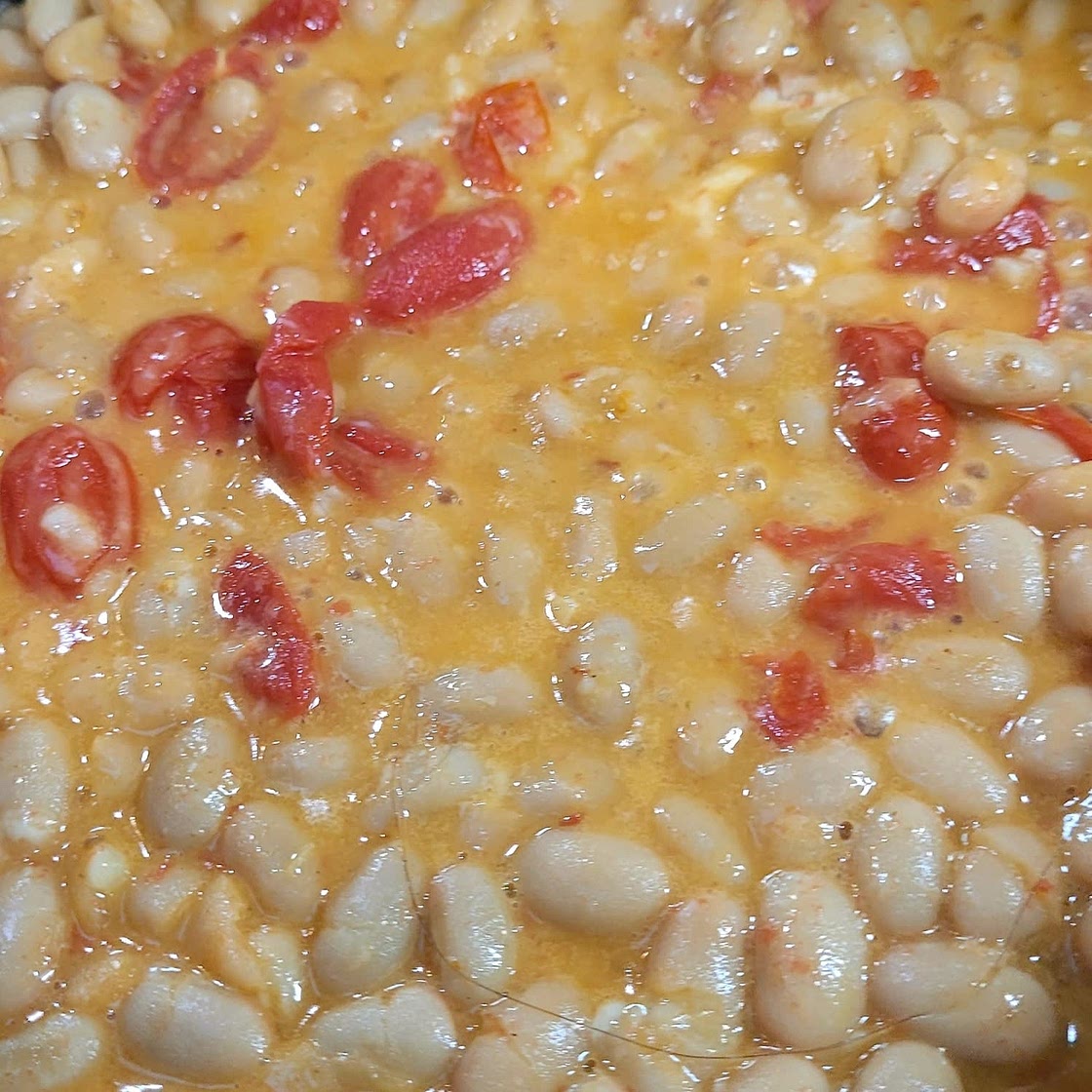 Garlic Parmesan White Beans