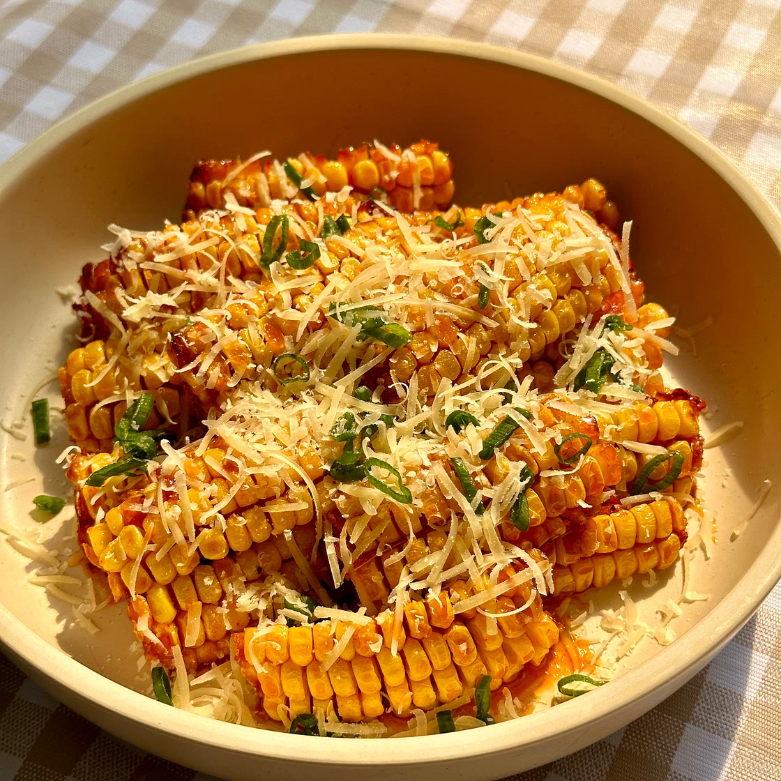 Sweet and Spicy Gochujang Butter Corn Ribs