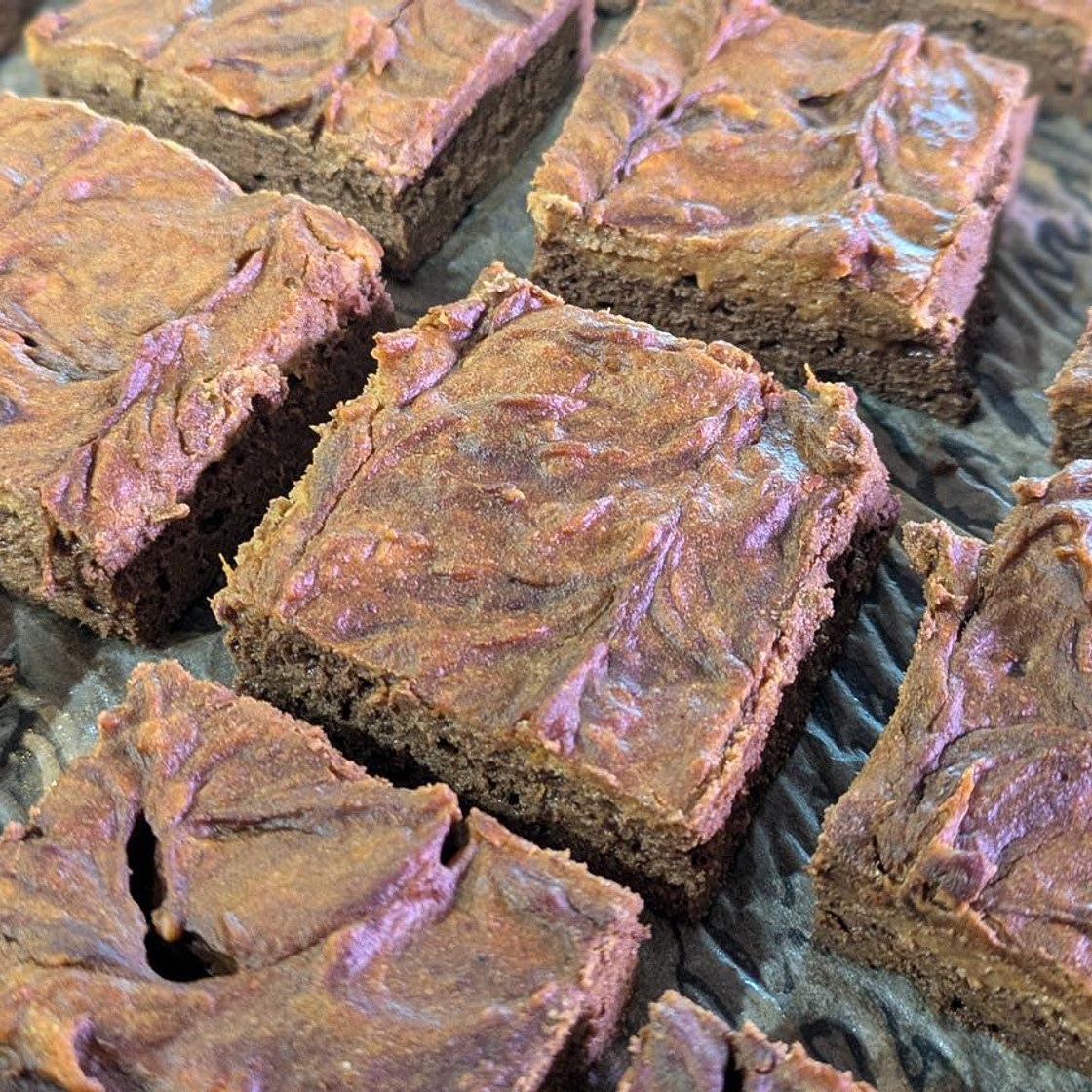 Double Pumpkin Brownies