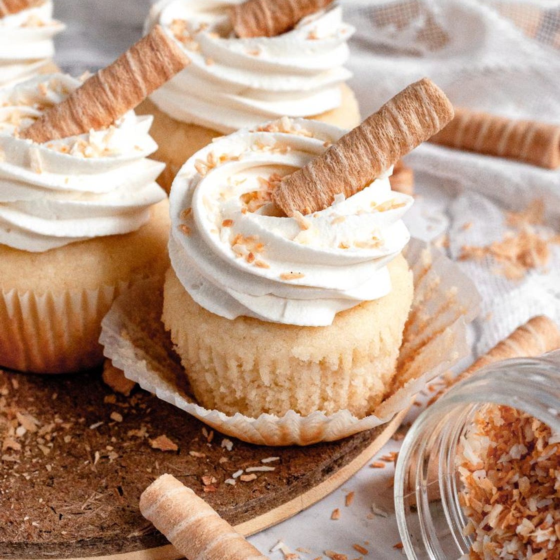 Gluten-Free Coconut Cupcakes (Dairy-Free)