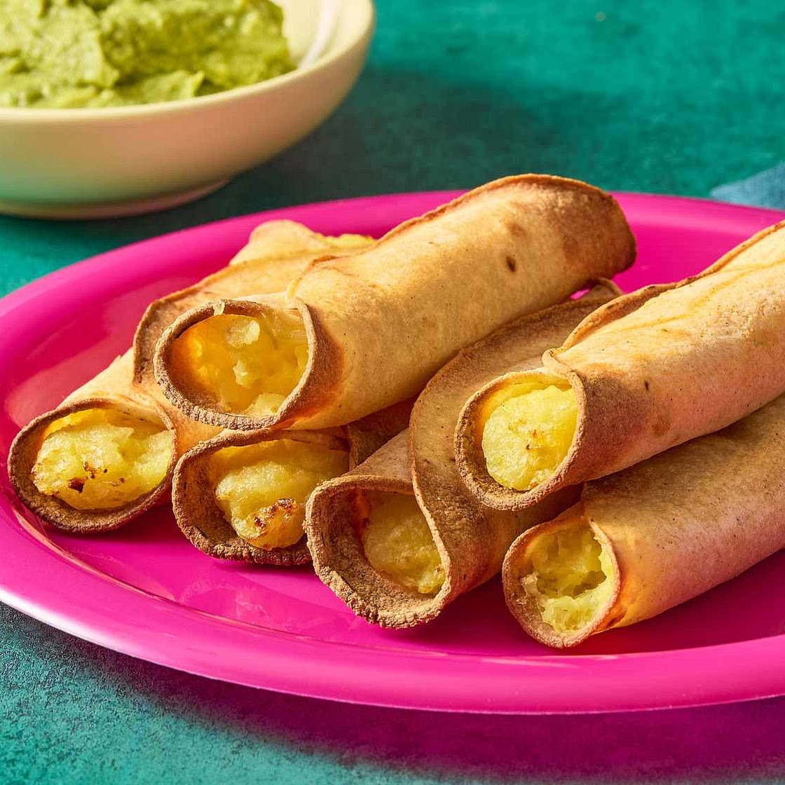 Vegan Air Fryer Taquitos