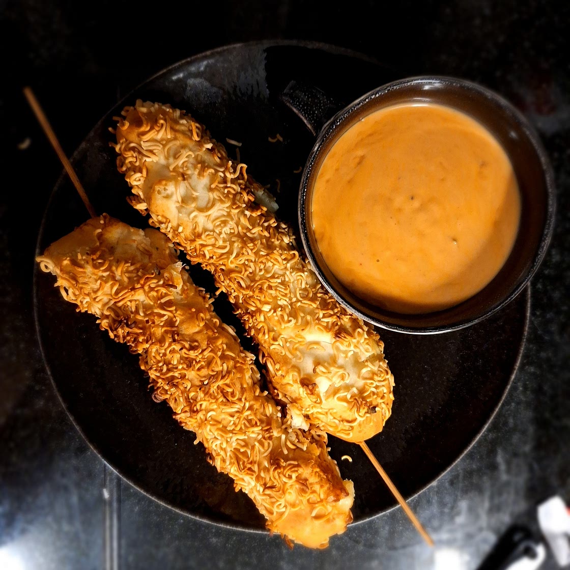 Baked korean corndogs (wip)