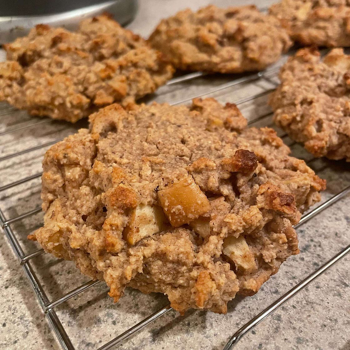 Apple Walnut Cookie Scones