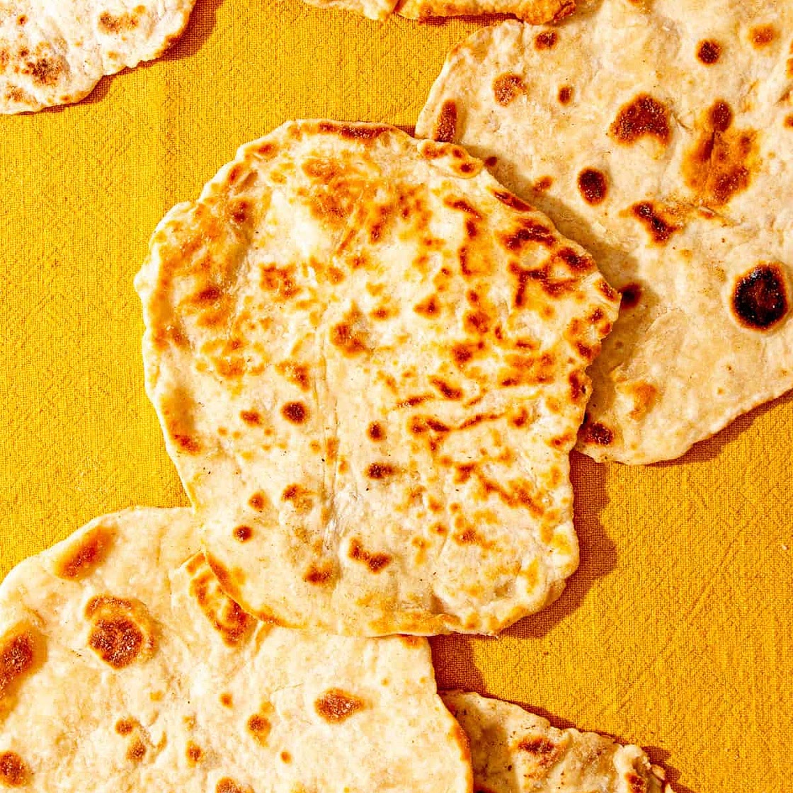 Easy Flatbread Recipe (only 2 Ingredients!)