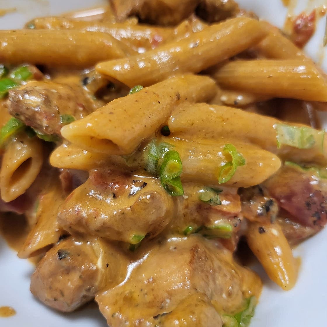 One Pot Creamy Cajun Chicken Pasta