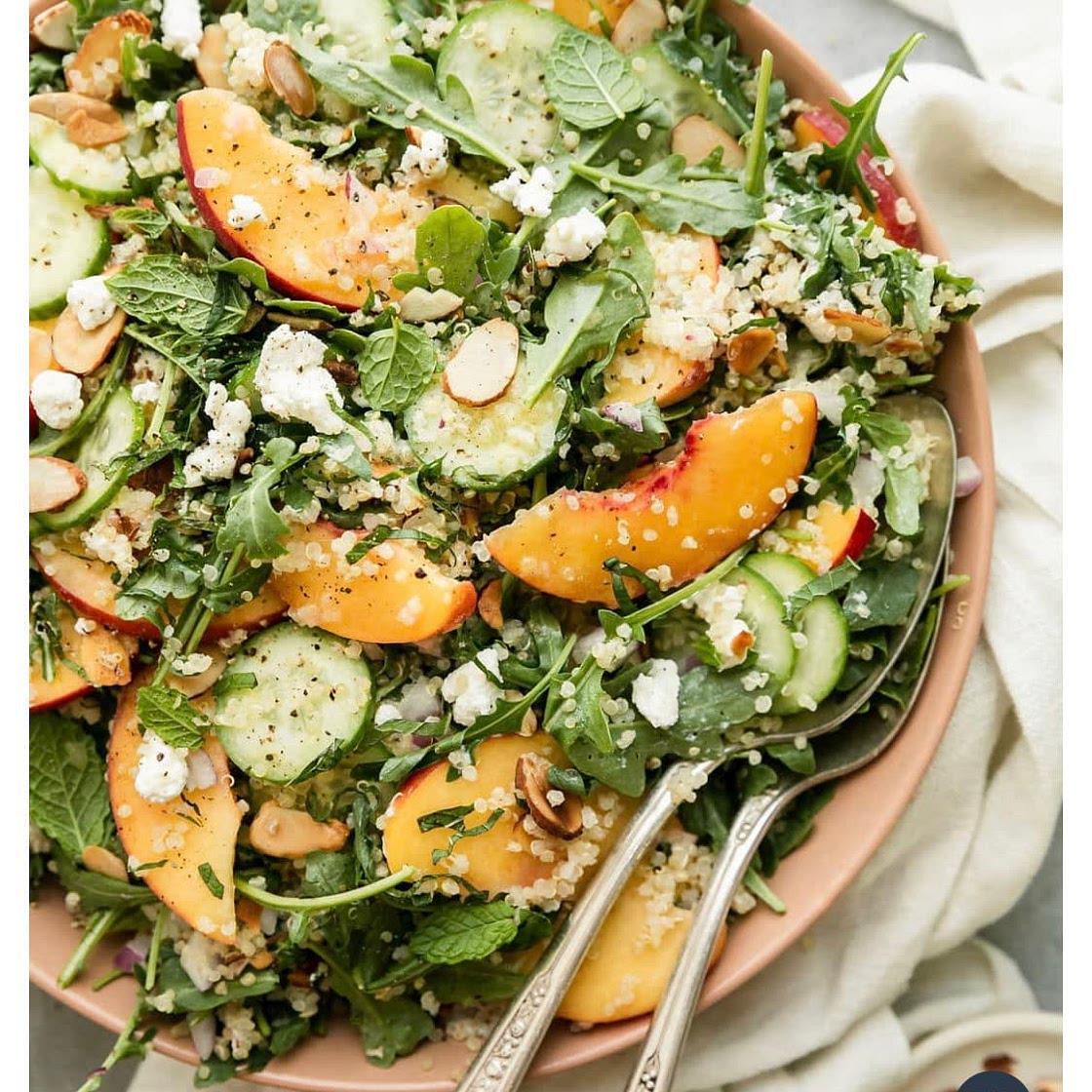 RFD Arugula Peach Salad