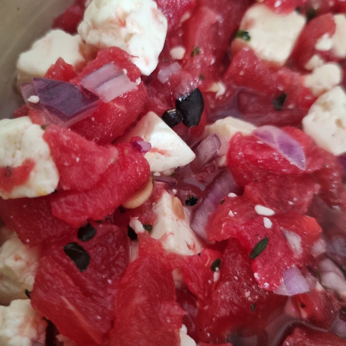 Wassermelonen Feta Salat