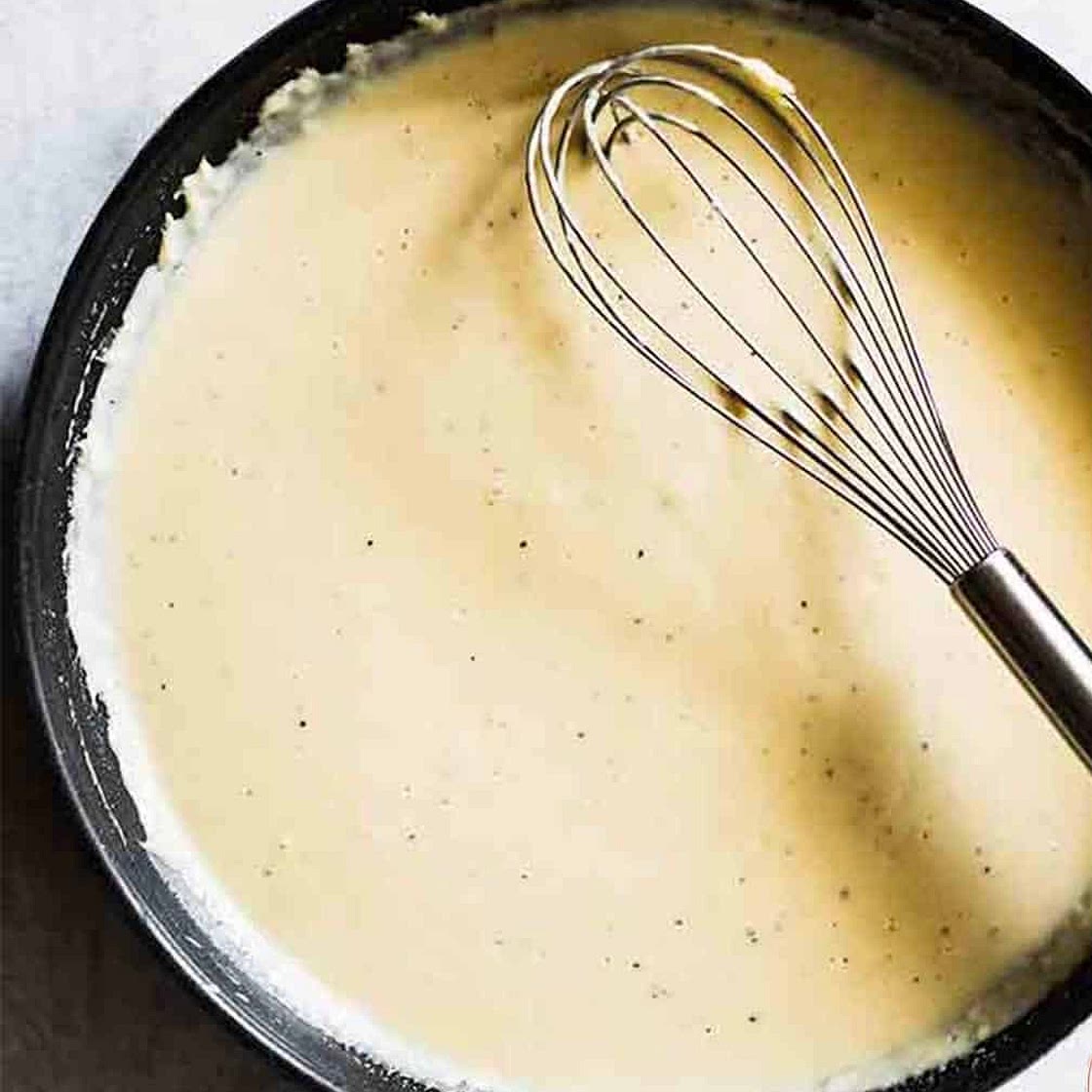 White Sauce with Mushrooms 