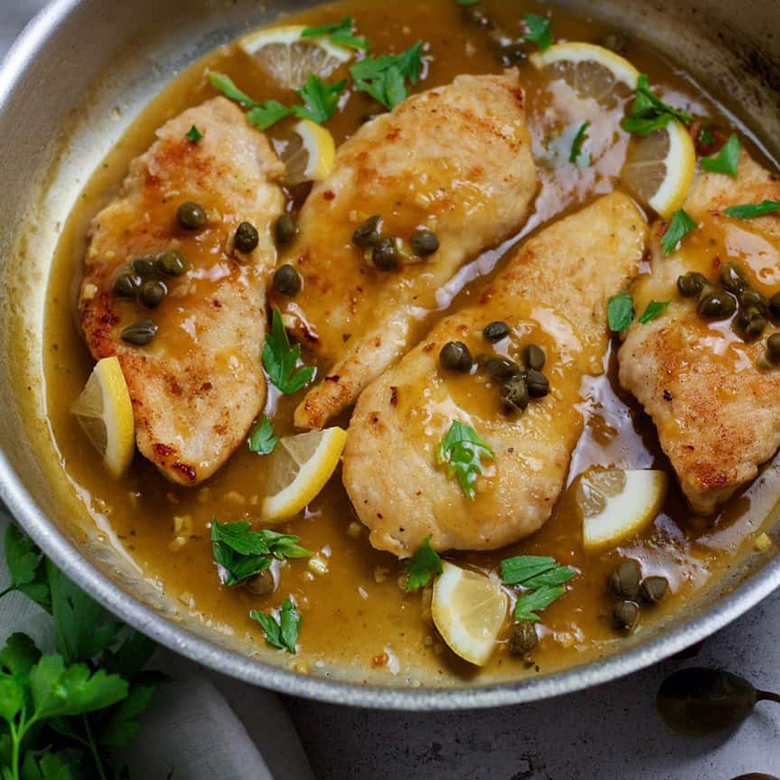 Lemon and Caper Chicken Piccata