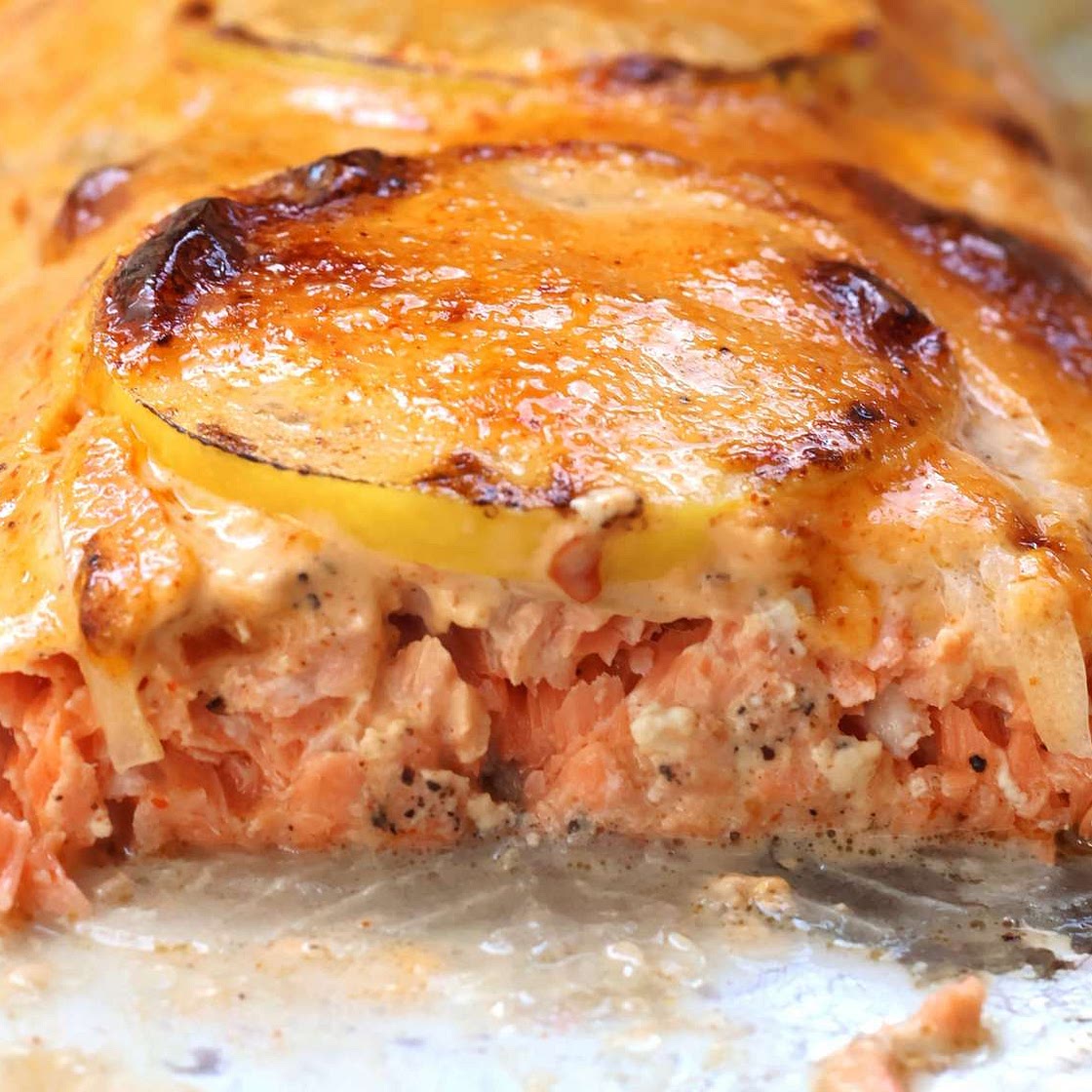 Harissa Baked Salmon