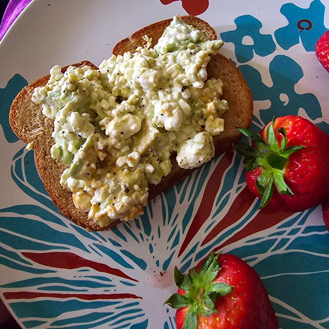 Cottage cheese Avocado toast