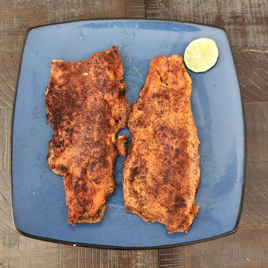 Mediterranean Pan Seared Trout Recipe with Tzatziki