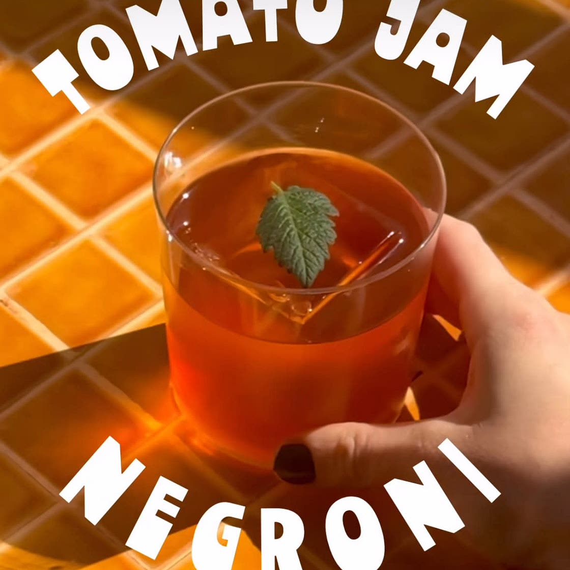 Tomato Jam Negroni