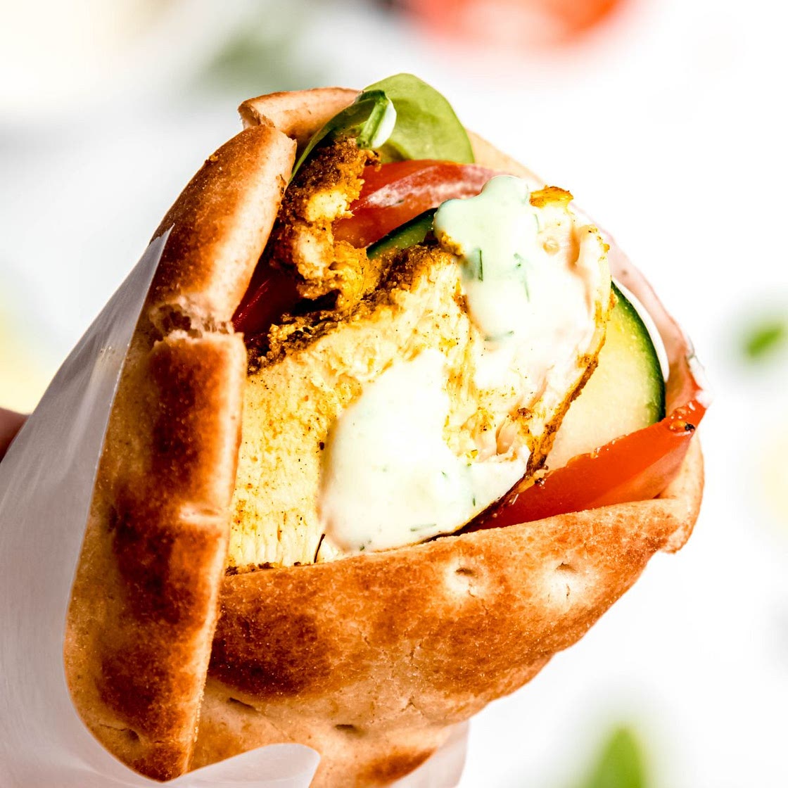 Chicken Shawarma Wraps (Grilled or Instant Pot!)