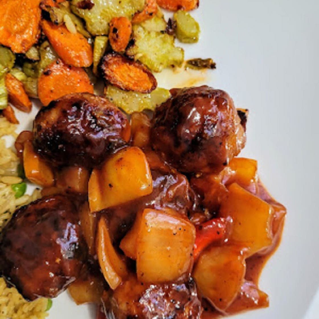 Sweet and Sour Pork Meatballs