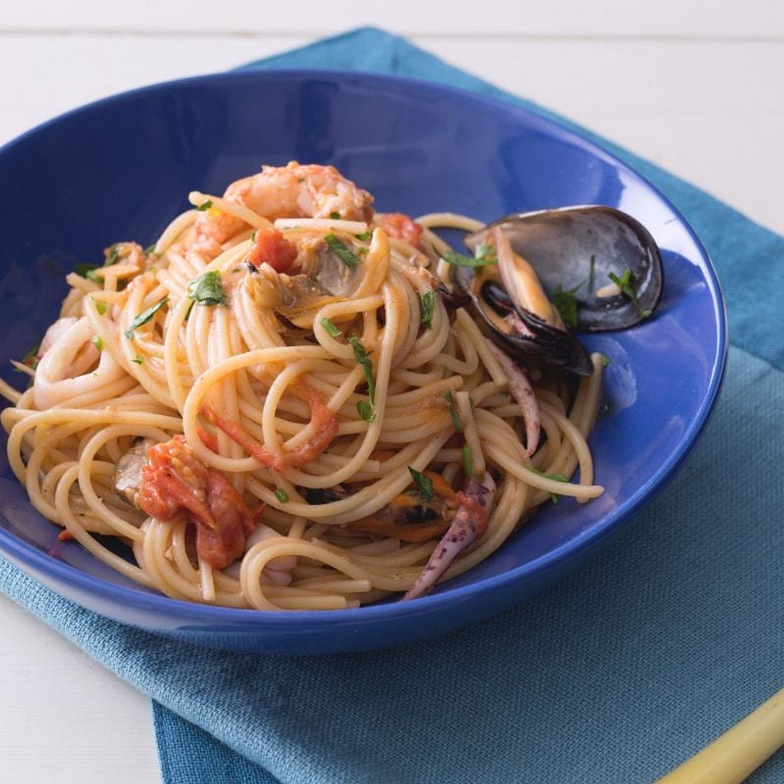 Seafood spaghetti
