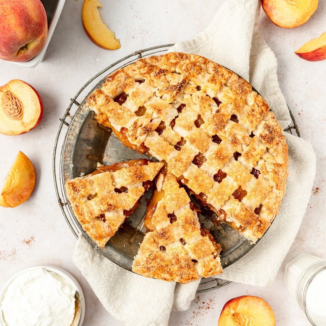 Bourbon Peach Pie