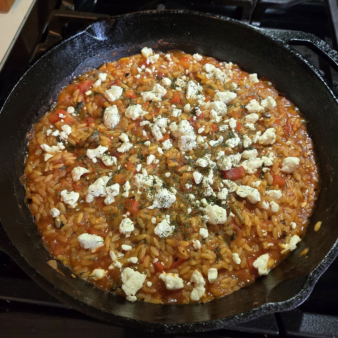 Greek Baked Orzo