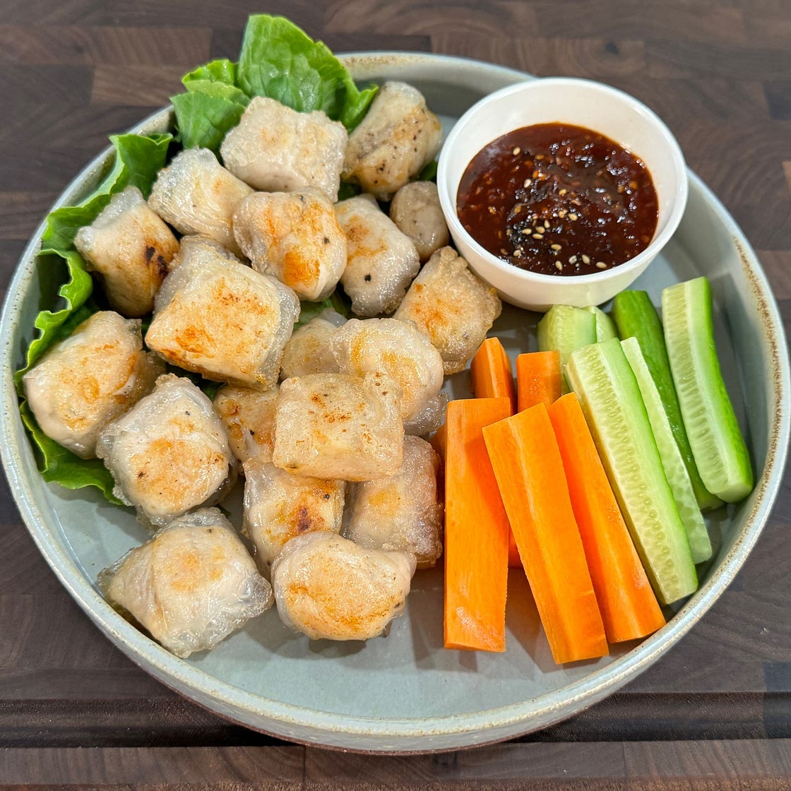 Crispy and Savory Chicken Rice Paper Recipe ✨
