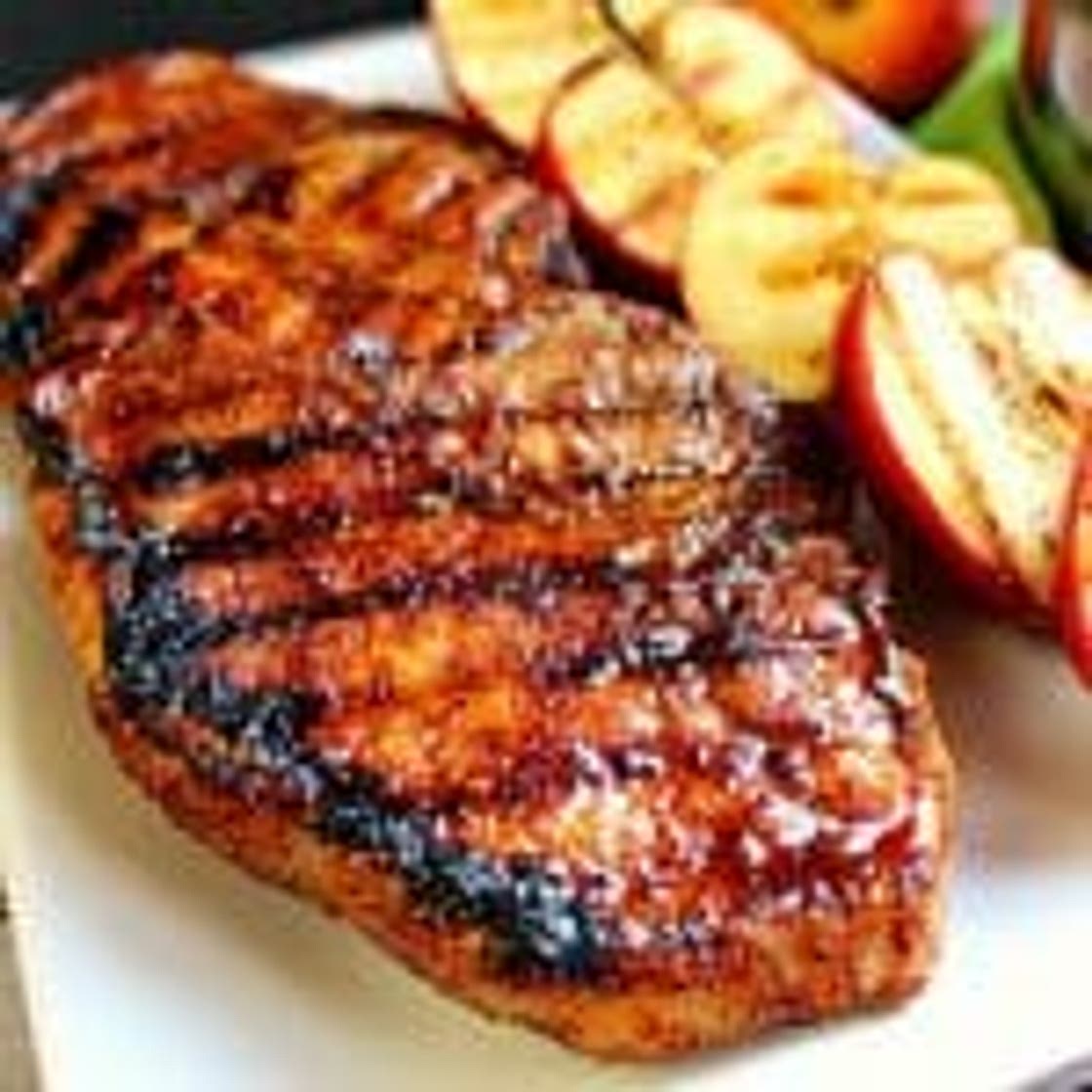 Apple Cider Glazed Pork Chops