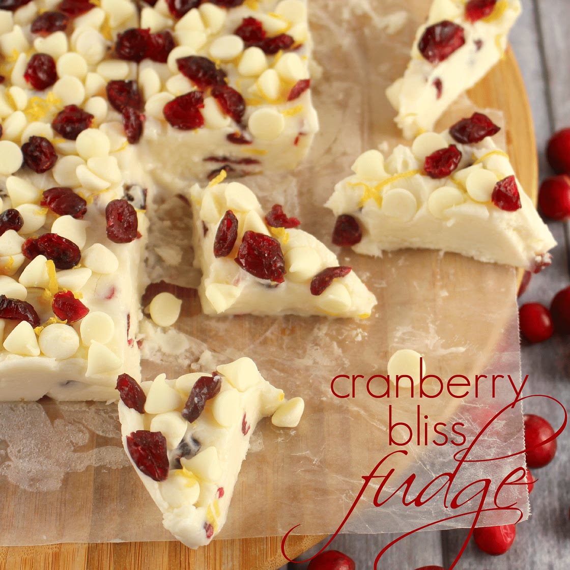Cranberry Bliss Fudge