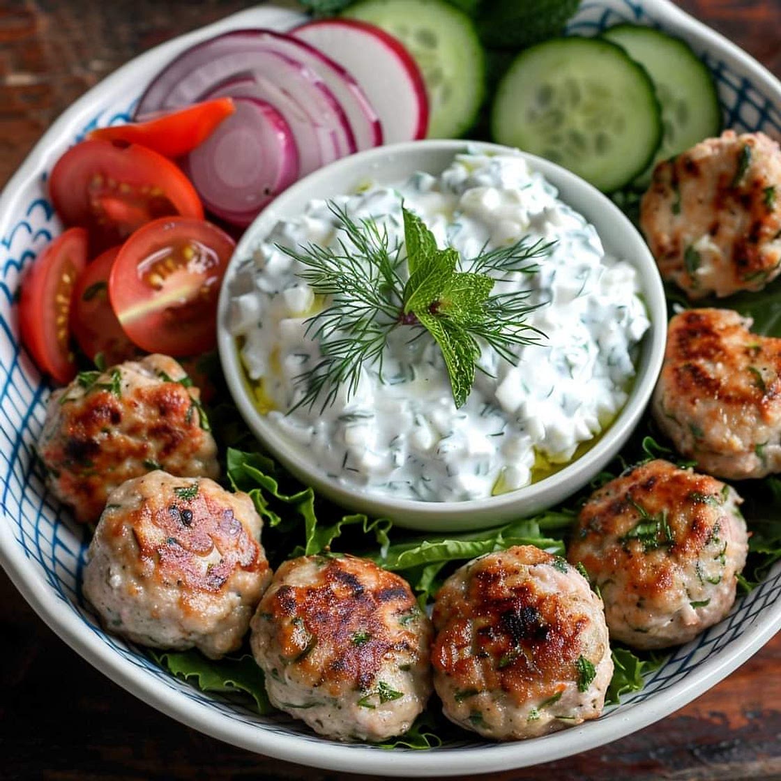 Greek Chicken Meatballs