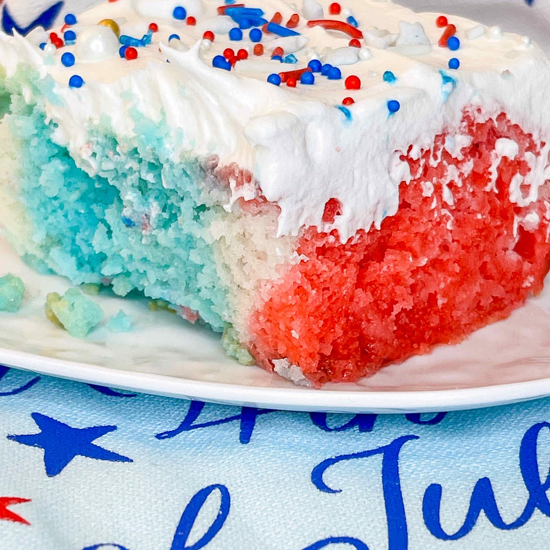 Patriotic Poke Cake