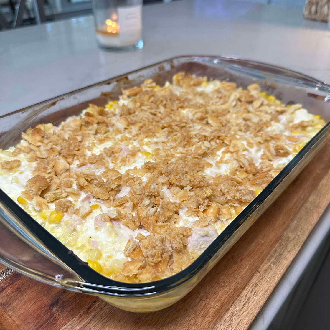 Creamy Chicken and Corn Casserole