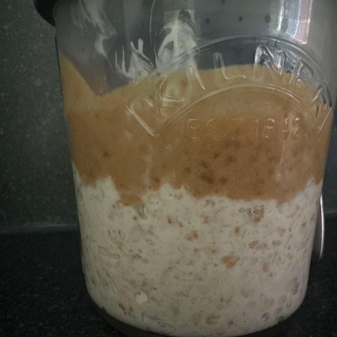 Coconut Biscof overnight oats 