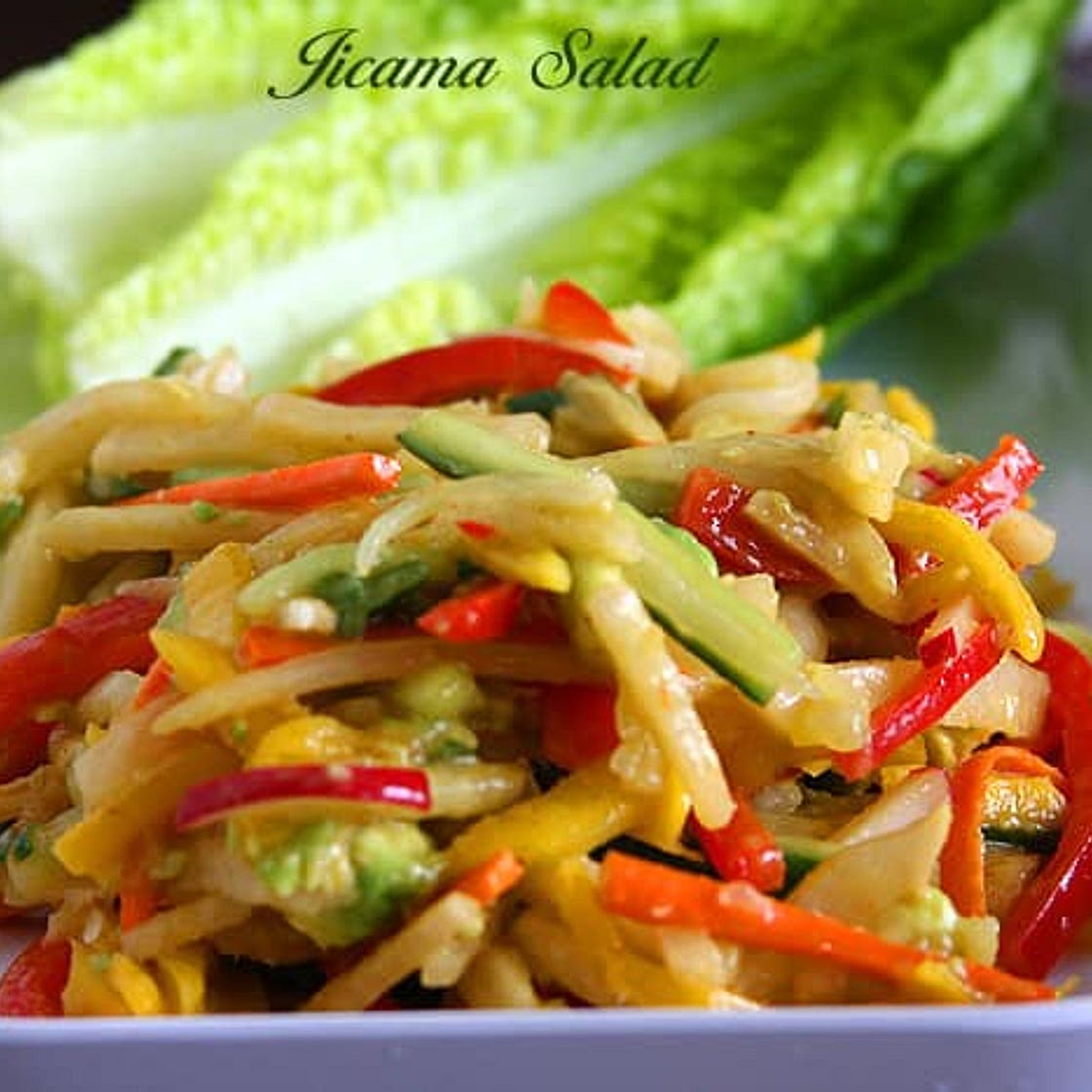 Colorful Jicama Salad Recipe
