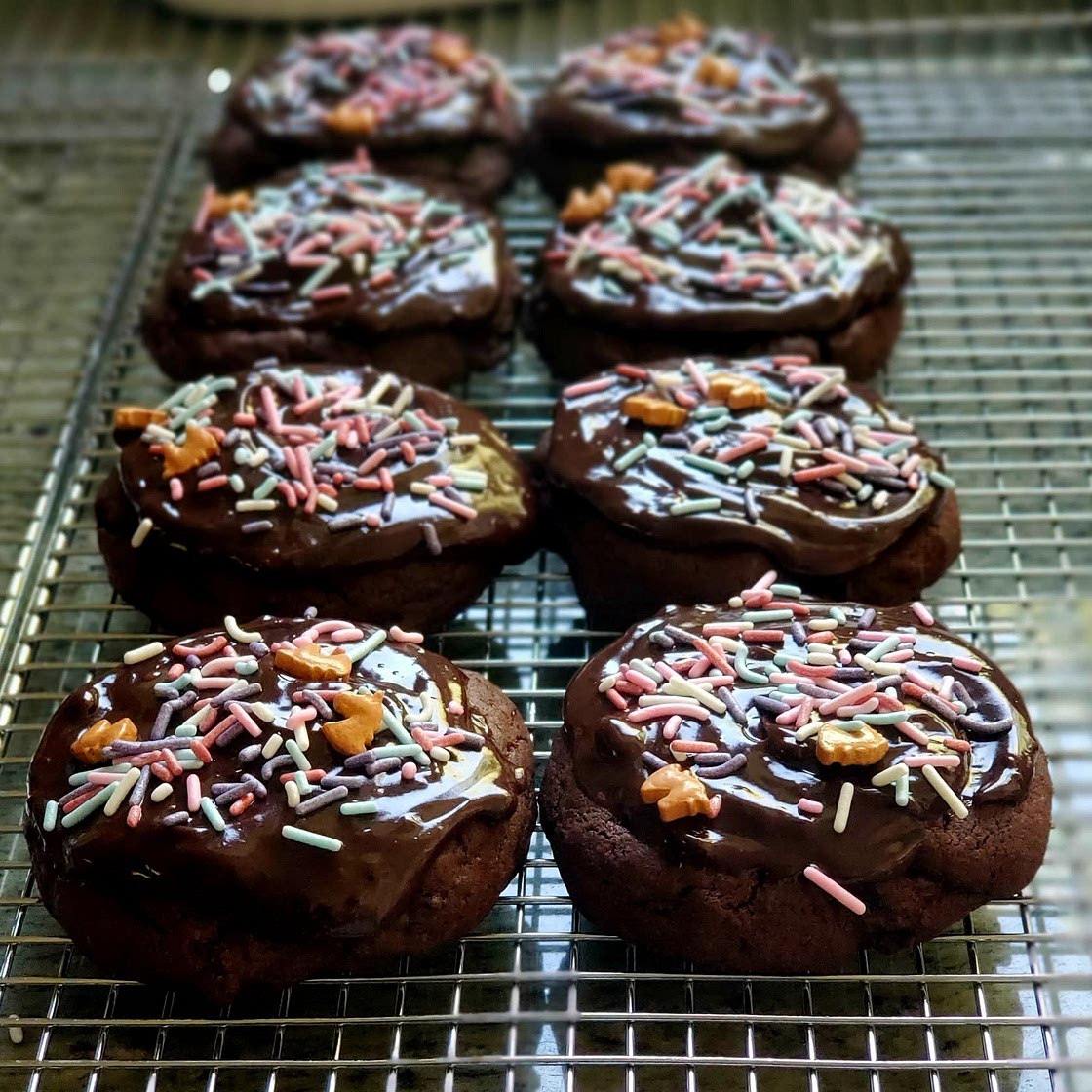 Crumbl Cosmic Brownie Cookies