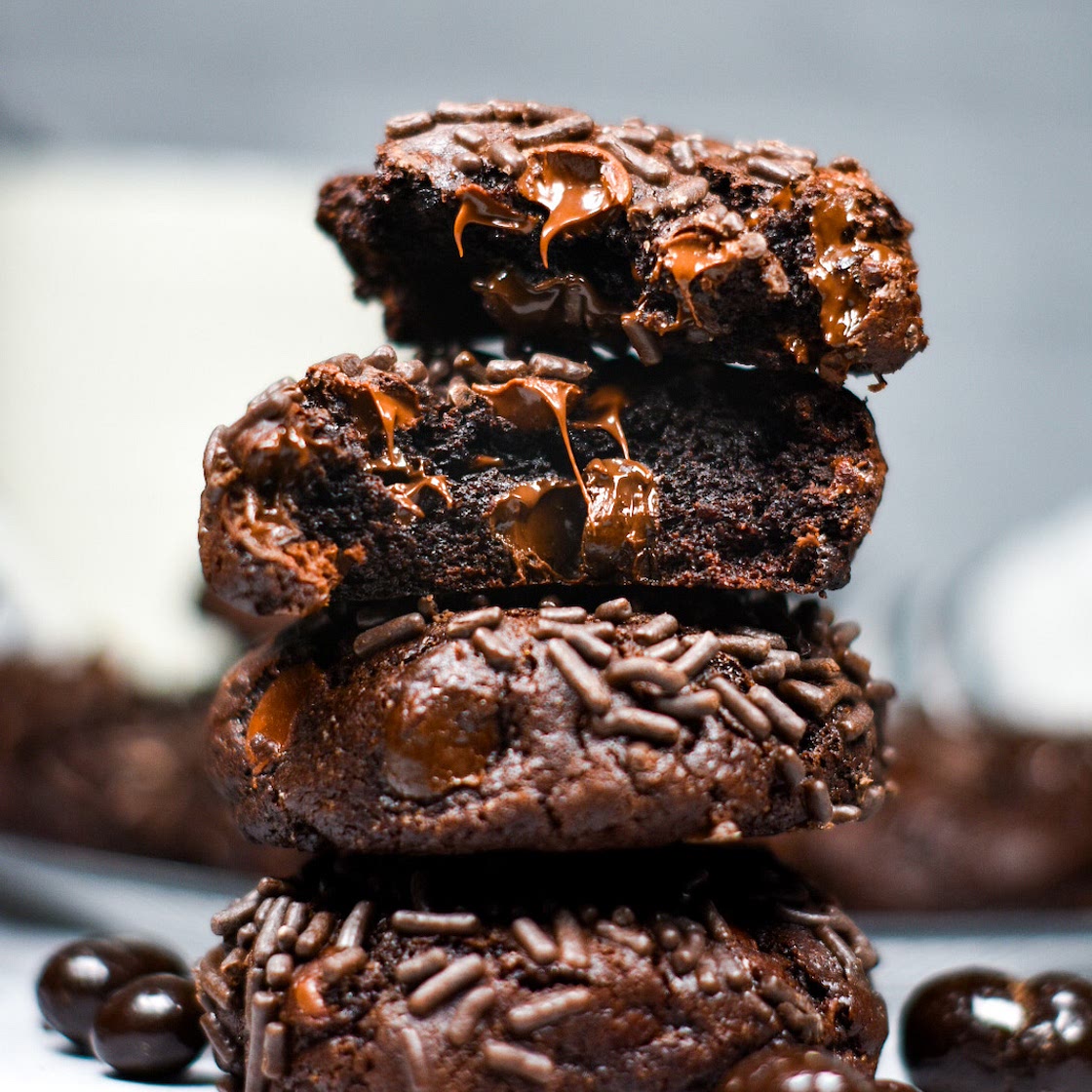 Buzzy Dark Chocolate Espresso Cookies