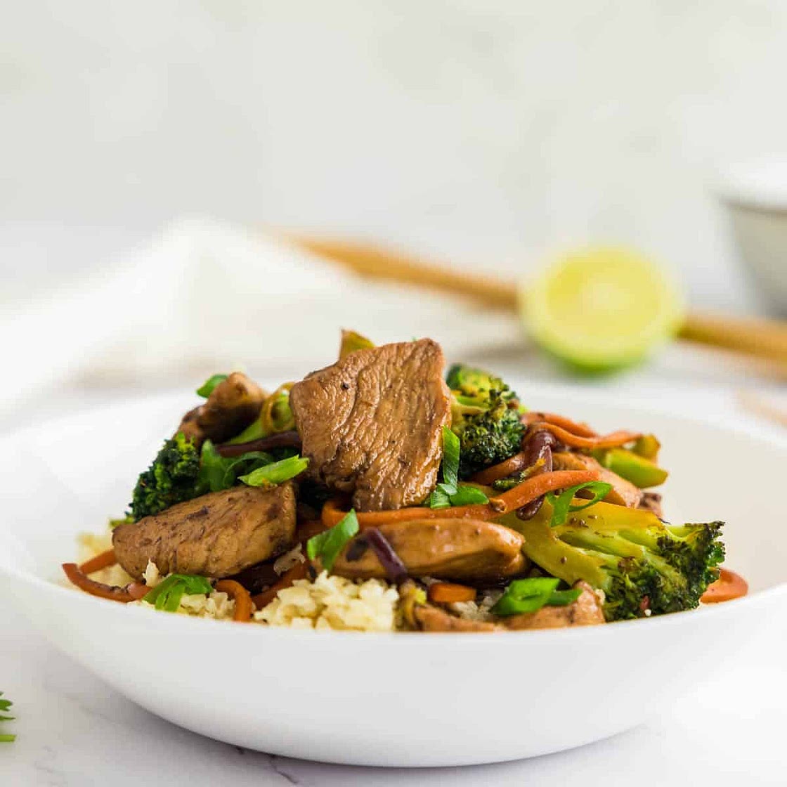Keto Chicken Stir Fry