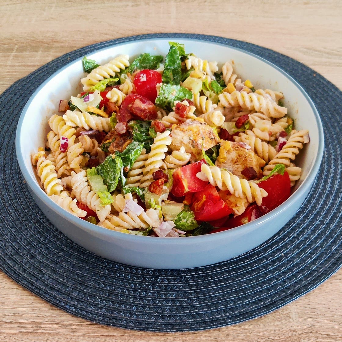 BBQ Chicken Ranch Pasta Salad