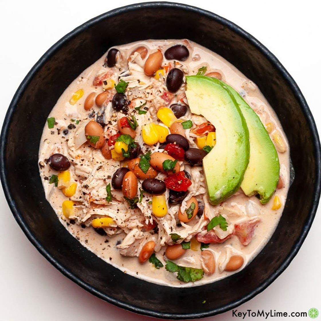 BEST Cream Cheese Chicken Chili Recipe