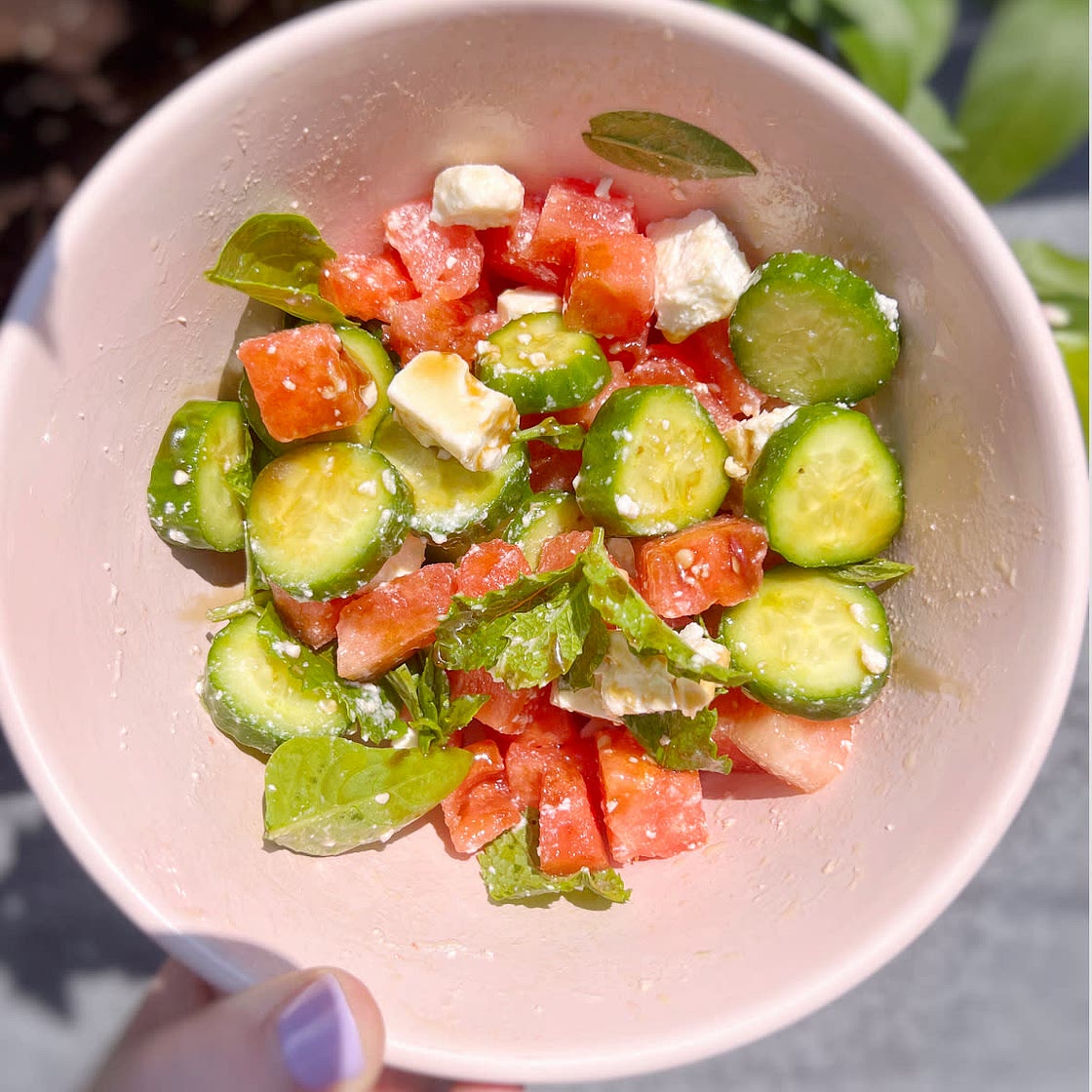 Watermelon Feta Salad 