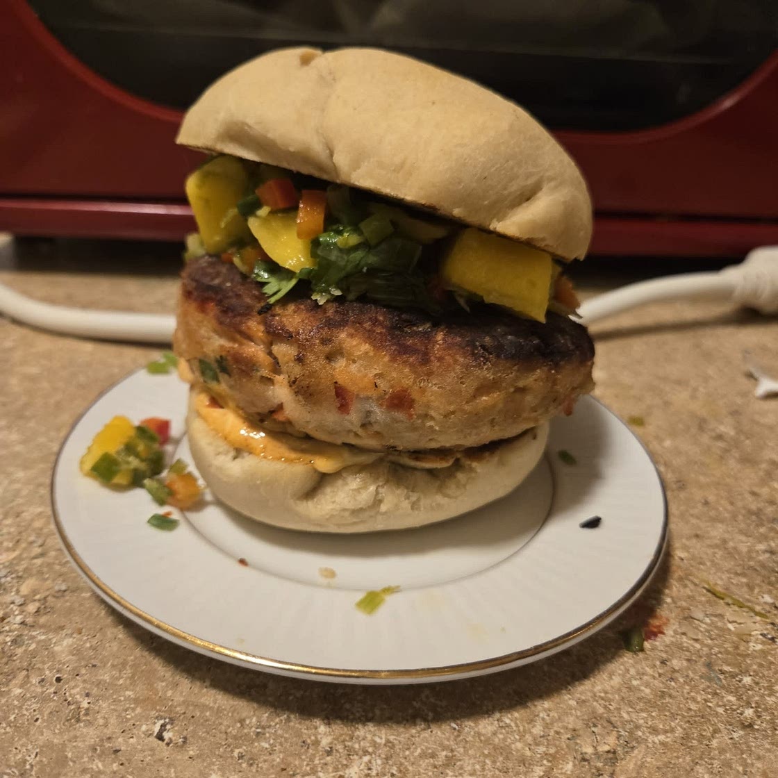 Ballora's Salmon Burger