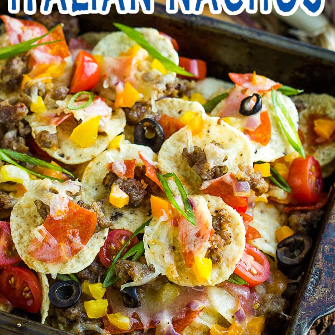 Spicy Italian Nachos