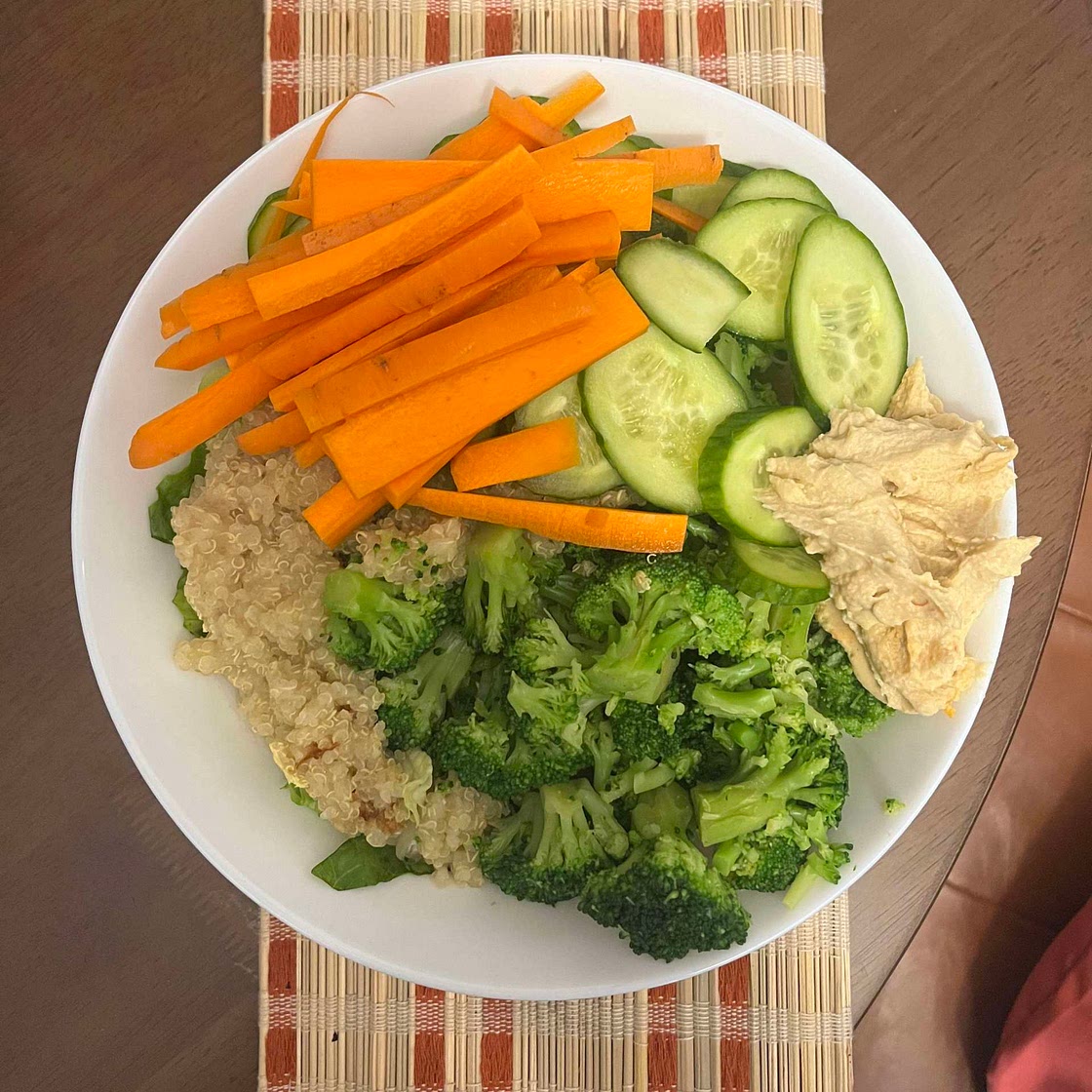 Quinoa Broccoli Bowl 🥦🥒🥑
