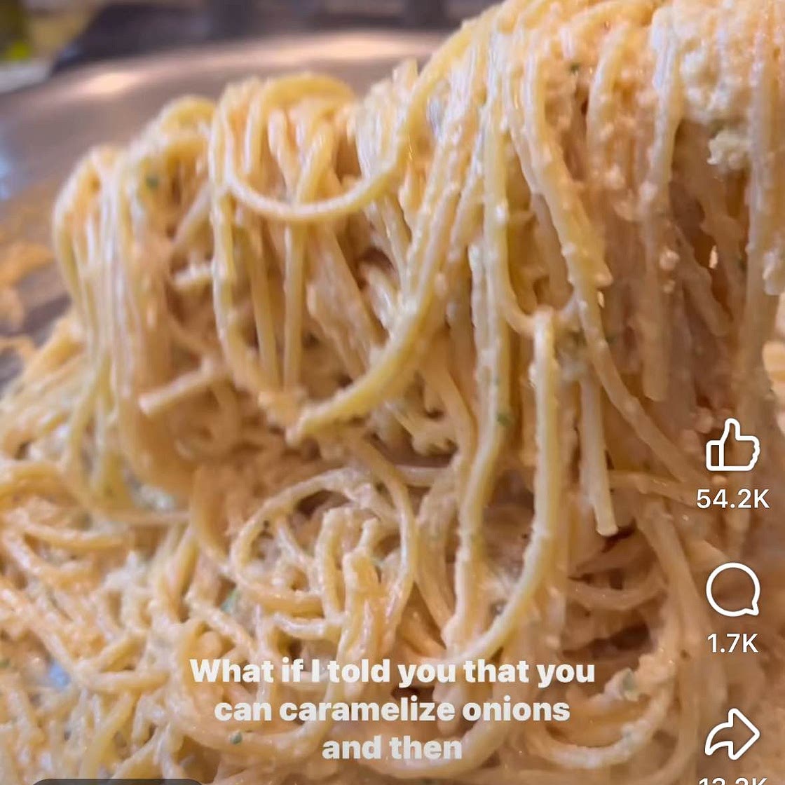 Caramelized Onion Pasta