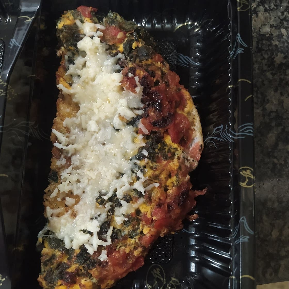 Spinach and tomato shakshuka (low sodium low carb)