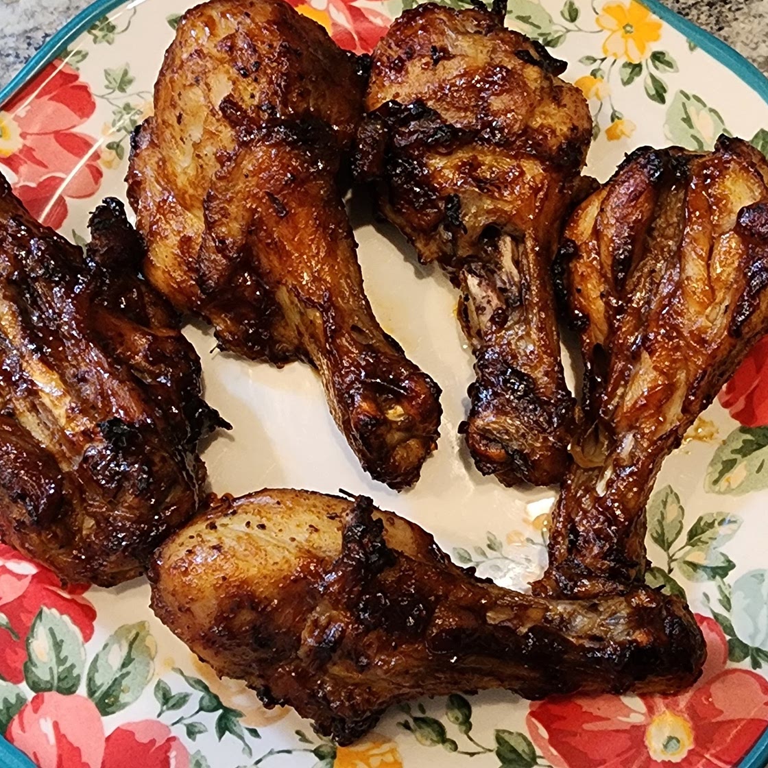 Air Fryer Barbecue Chicken Drumsticks
